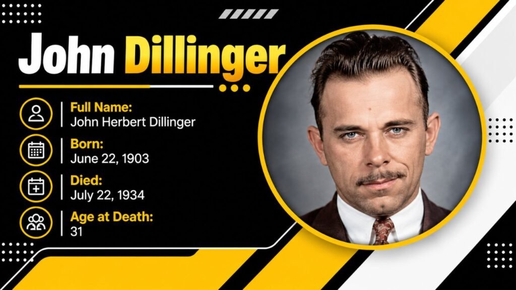 John Dillinger Death, Movie, Girlfriend & Grave Full FBI Case Details