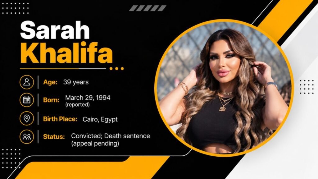 Who Is Sarah Khalifa? Bio, Case Timeline & Ruling Status (2026)