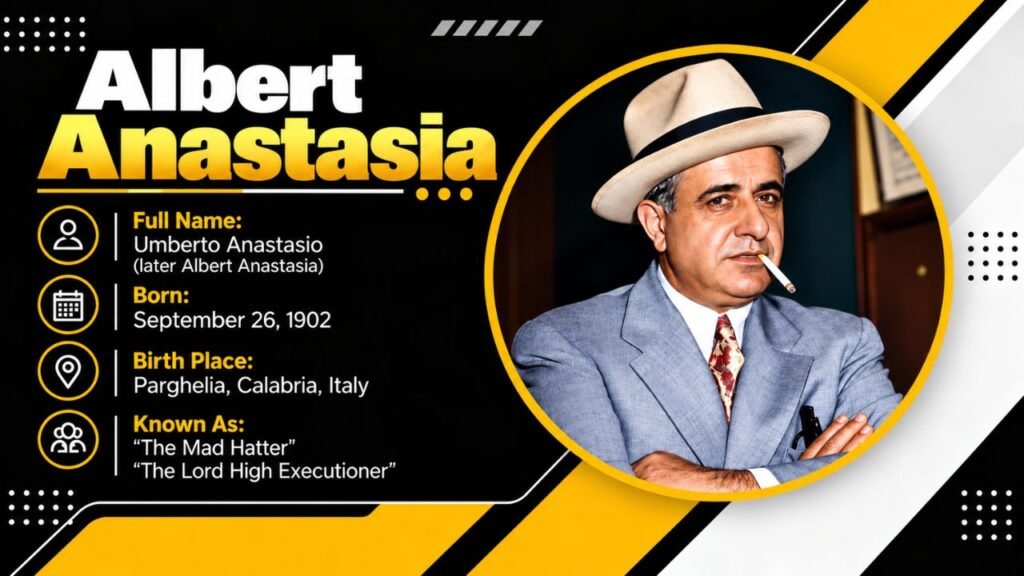 Albert Anastasia - The Mob Boss Whose Barbershop Murder Is Still Unsolved